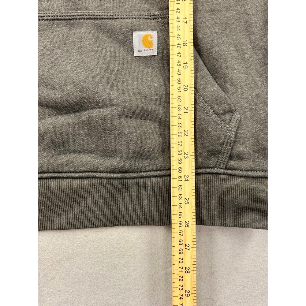 Carhartt Midweight Sweatshirt Womens Sz Large 1/4 Zip Western 105295 CRH - Picture 10 of 10